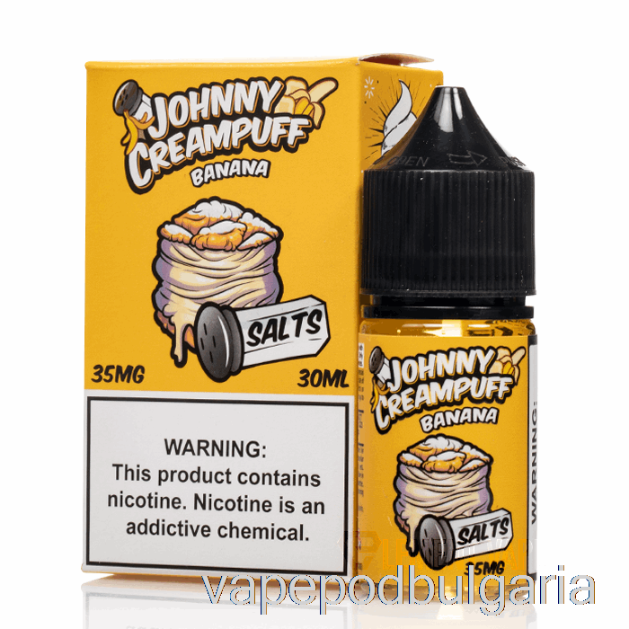 Vape Bulgaria Banana - Johnny Creampuff Soli - 30ml 35mg